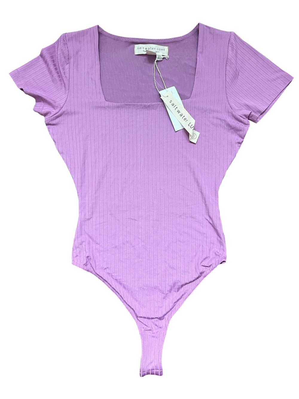 saltwater LUXE Women’s Short Sleeve Bodysuit Size Small NWT